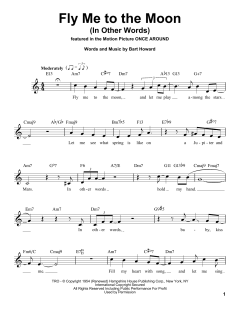 Fly Me To The Moon von Tony Bennett (Download) 