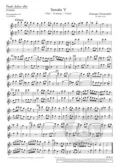 12 Sonaten Band 2 von Giuseppe Sammartini 