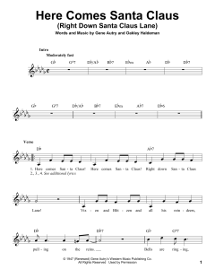 Here Comes Santa Claus von Gene Autry (Download) 