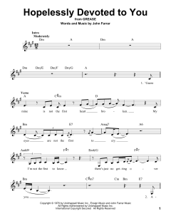 Hopelessly Devoted To You von Olivia Newton-John (Download) 