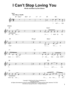 I Can't Stop Loving You von Don Gibson (Download) 