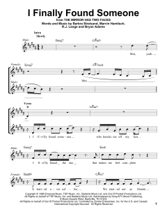 I Finally Found Someone von R.J. Lange (Download) 
