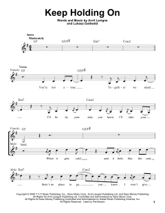 Keep Holding On von Avril Lavigne (Download) 