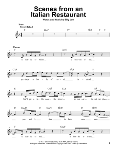 Scenes From An Italian Restaurant von Billy Joel (Download) 