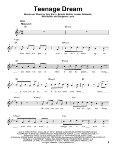 Teenage Dream von Katy Perry (Download) 