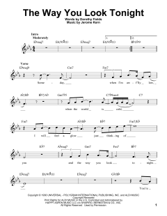 The Way You Look Tonight von Jerome Kern (Download) 