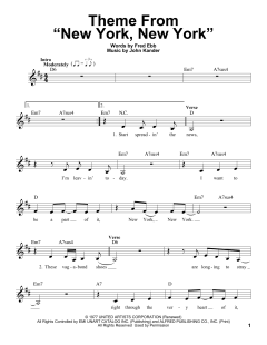 Theme From "New York, New York" von Frank Sinatra (Download) 
