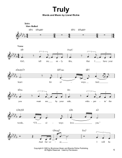 Truly von Lionel Richie (Download) 