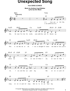 Unexpected Song von Bernadette Peters (Download) 