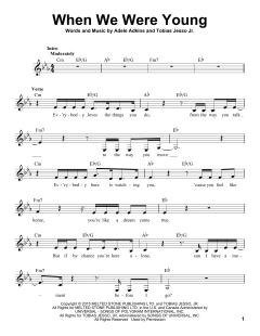When We Were Young von Adele (Download) 