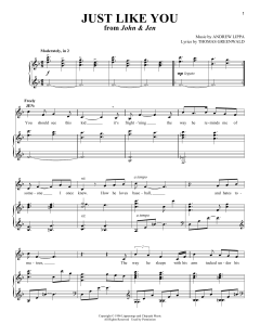 Just Like You von Andrew Lippa (Download) 