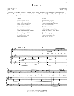 Le Secret von Gabriel Fauré (Download) 