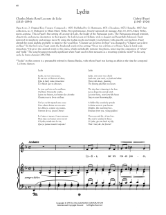 Lydia von Gabriel Fauré (Download) 