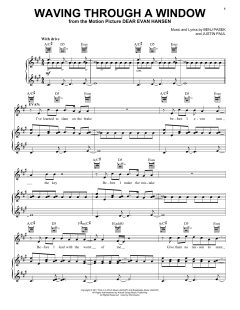 Waving Through A Window von Benj Pasek (Download) 