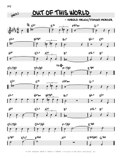 Out Of This World von Harold Arlen (Download) 
