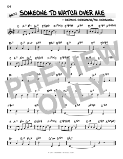 Someone To Watch Over Me von Ira Gershwin (Download) 