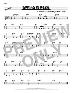 Spring Is Here von Richard Rodgers (Download) 