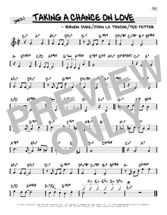 Taking A Chance On Love von Ted Fetter (Download) 