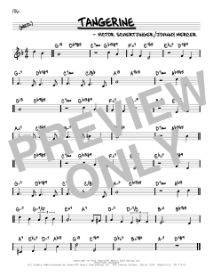 Tangerine von Johnny Mercer (Download) 