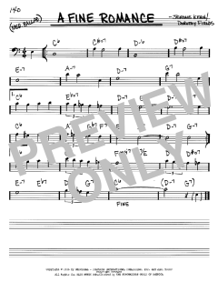 A Fine Romance von Jerome Kern (Download) 