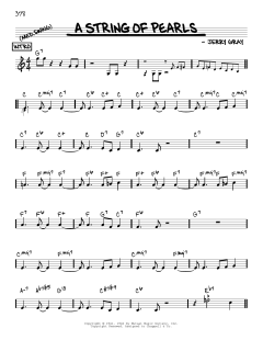 A String Of Pearls [Reharmonized version] von Jerry Gray (Download) 