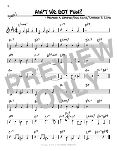 Ain't We Got Fun? von Richard A. Whiting (Download) 