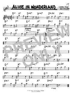 Alice In Wonderland von Bill Evans (Download) 