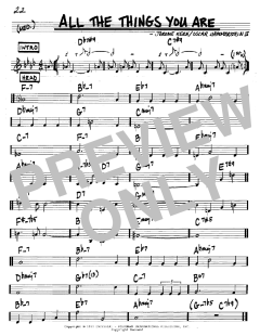 All The Things You Are von Jerome Kern (Download) 