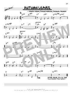 Autumn Leaves [Reharmonized version] von Joseph Kosma (Download) 
