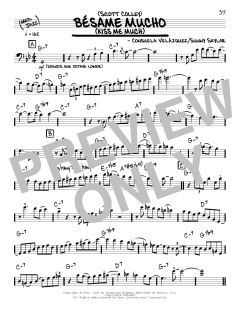 Bésame Mucho von Scott Colley (Download) 