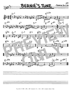 Bernie's Tune von Mike Stoller (Download) 