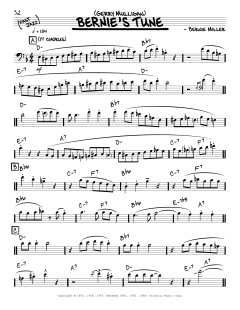 Bernie's Tune von Gerry Mulligan (Download) 