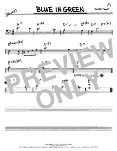 Blue In Green von Miles Davis (Download) 