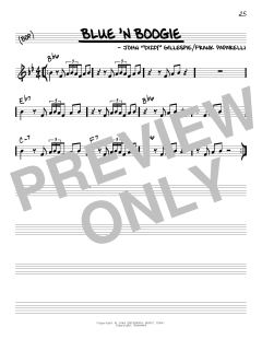 Blue 'N Boogie von Dizzy Gillespie (Download) 