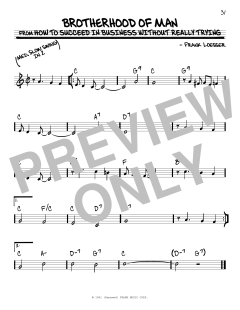 Brotherhood Of Man von Frank Loesser (Download) 