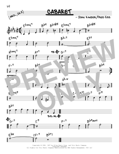Cabaret von Fred Ebb (Download) 