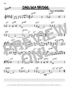 Chelsea Bridge [Reharmonized version] von Billy Strayhorn (Download) 