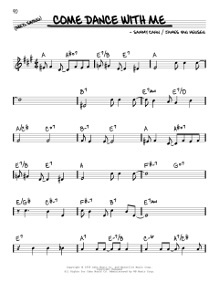 Come Dance With Me von Sammy Cahn (Download) 