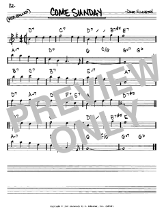 Come Sunday von Duke Ellington (Download) 