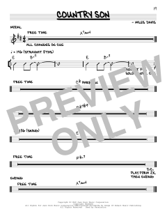 Country Son von Miles Davis (Download) 
