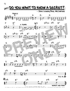 Do You Want To Know A Secret? von The Beatles (Download) 