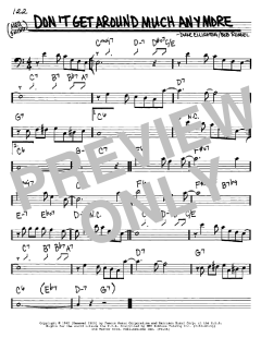 Don't Get Around Much Anymore von Duke Ellington (Download) 