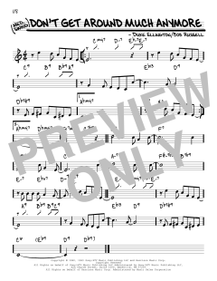 Don't Get Around Much Anymore [Reharmonized version] von Duke Ellington (Download) 