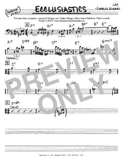 Ecclusiastics von Charles Mingus (Download) 