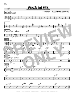 Four On Six [Reharmonized version] von Wes Montgomery (Download) 