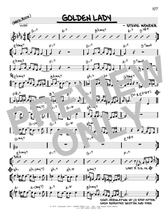Golden Lady [Reharmonized version] von Stevie Wonder (Download) 