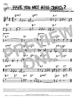 Have You Met Miss Jones? von Richard Rodgers (Download) 