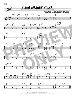 How About You? von Burton Lane (Download) 