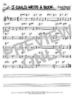 I Could Write A Book von Richard Rodgers (Download) 
