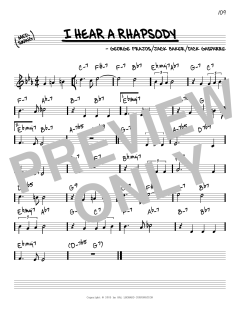 I Hear A Rhapsody von Jack Baker (Download) 